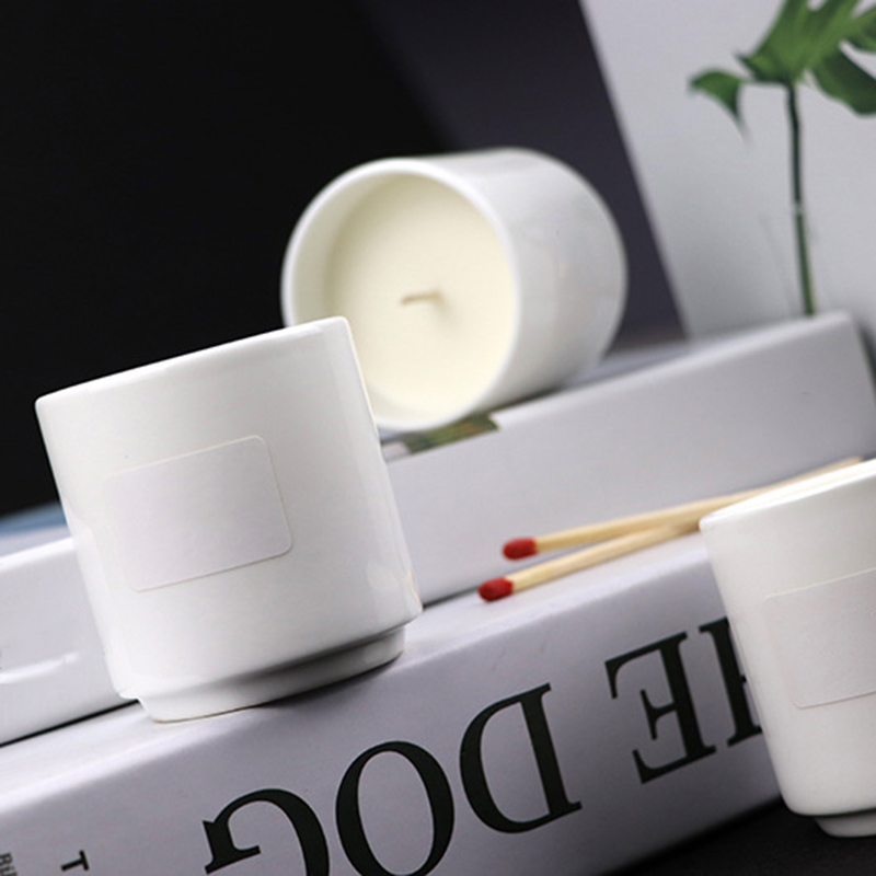 Wholesale ceramic private label scented candles China manufacturers free samples supply